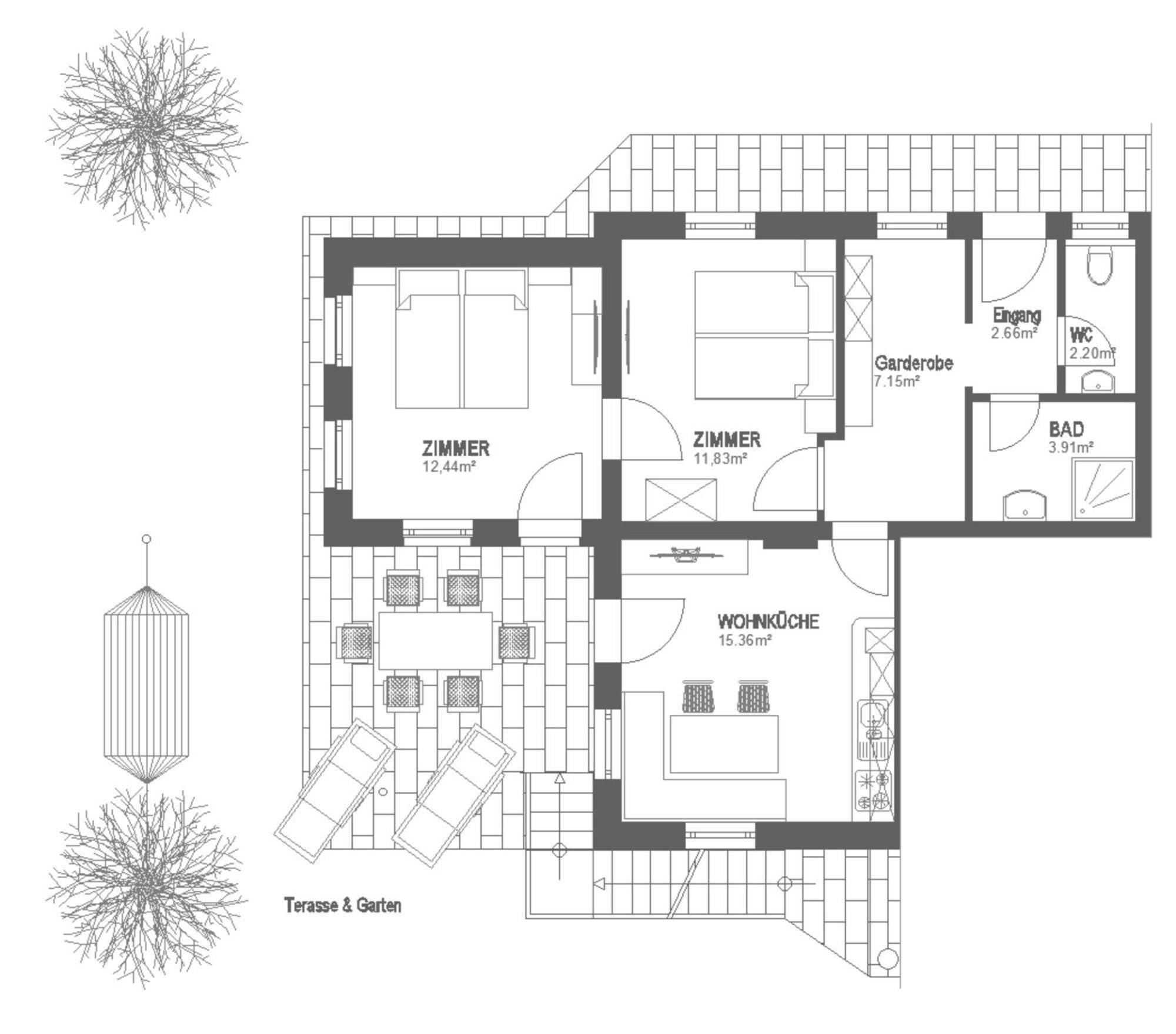Appartement Tamara Ramsau im Zillertal Eksteriør billede